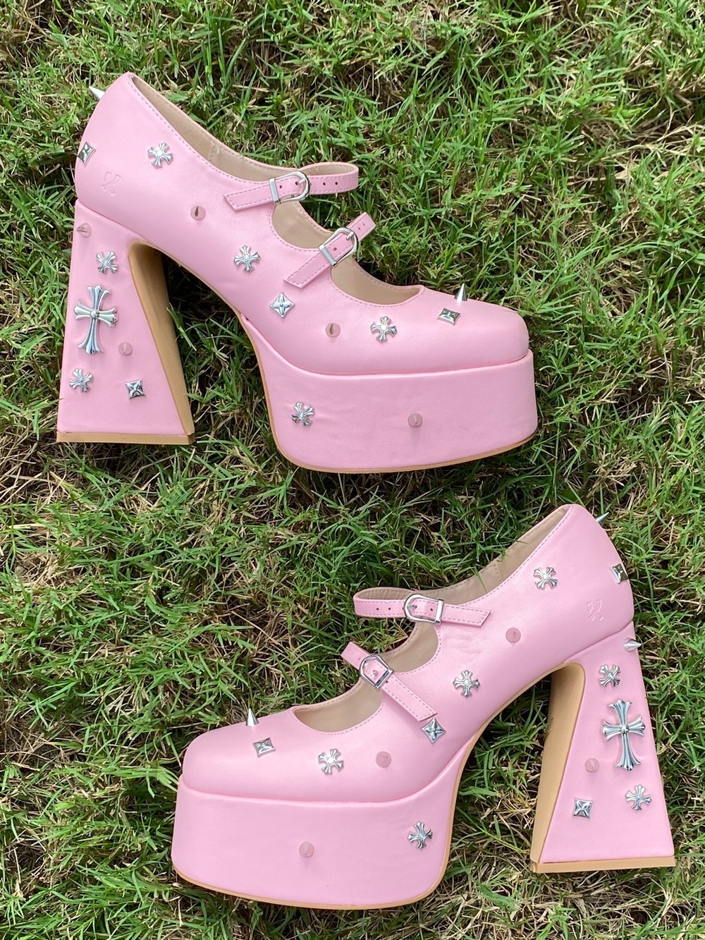 Dolls Kill X Koi "Devil Blushes" Platform Heels